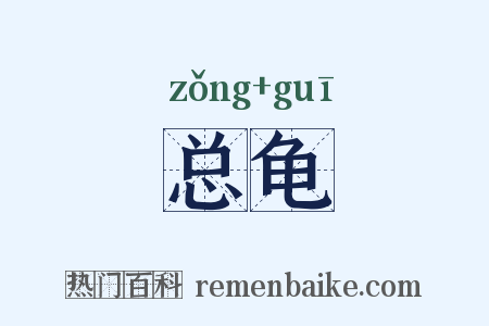 总龟是什么意思的图片